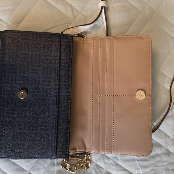 Anne Klein Black and Gold Crossbody Bag - Picture 5 of 9